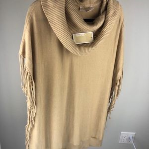 NWT Michael Kors fringe sweater